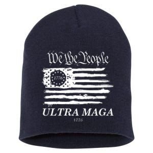 We The People Ultra MAGA Proud Betsy Ross 1776 Flag Short Acrylic Beanie