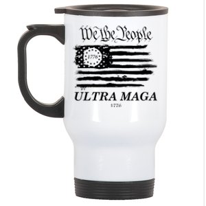 We The People Ultra MAGA Proud Betsy Ross 1776 Flag Stainless Steel Travel Mug