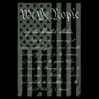 WE THE PEOPLE US CONSTITUTION PREAMBLE UNITED STATES FLAG 16 in Basic Backpack
