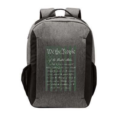 WE THE PEOPLE US CONSTITUTION PREAMBLE UNITED STATES FLAG Vector Backpack