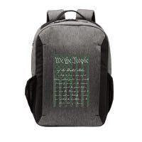 WE THE PEOPLE US CONSTITUTION PREAMBLE UNITED STATES FLAG Vector Backpack