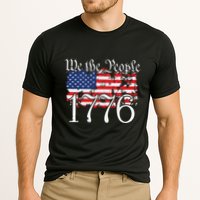 We The People 1776 US Constitution Freedom American Flag Cooling Performance Crew T-Shirt