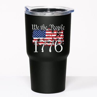 We The People 1776 US Constitution Freedom American Flag Tumbler