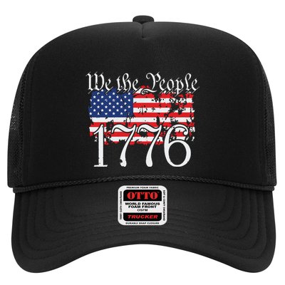 We The People 1776 US Constitution Freedom American Flag Hat