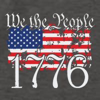 We The People 1776 US Constitution Freedom American Flag Vector Backpack