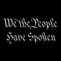 We The People Have Spoken Original Font Trump 2024 Sustainable Bucket Hat