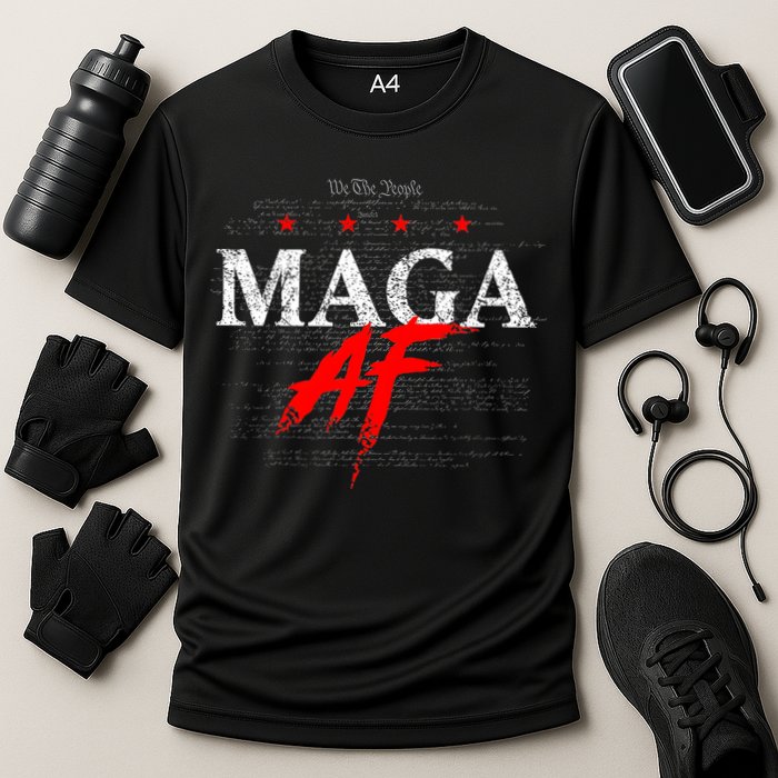 We The People Maga Af Cooling Performance Crew T-Shirt