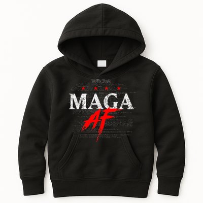 We The People Maga Af Kids Hoodie