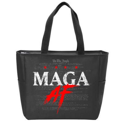 We The People Maga Af Zip Tote Bag