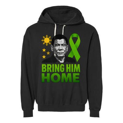 We the People Philippines Digong Apparel Duterte Bring Him Home Philippines PRRD DU30 Supporter Garment-Dyed Fleece Hoodie