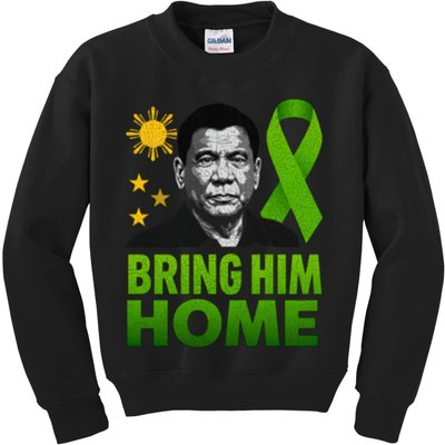 We the People Philippines Digong Apparel Duterte Bring Him Home Philippines PRRD DU30 Supporter Kids Sweatshirt