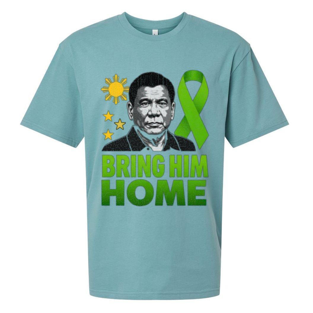 We the People Philippines Digong Apparel Duterte Bring Him Home Philippines PRRD DU30 Supporter Sueded Cloud Jersey T-Shirt