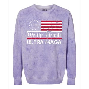 We The People 1776 Ultra Maga Colorblast Crewneck Sweatshirt