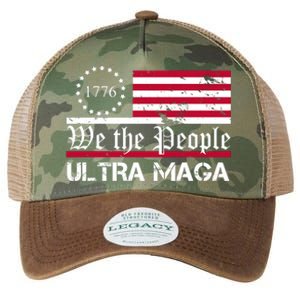 We The People 1776 Ultra Maga Legacy Tie Dye Trucker Hat