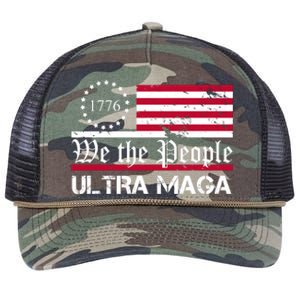 We The People 1776 Ultra Maga Retro Rope Trucker Hat Cap