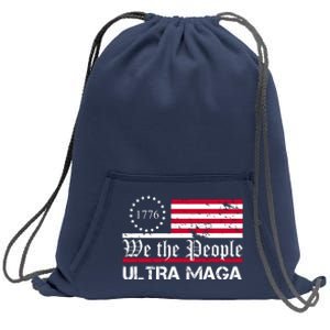 We The People 1776 Ultra Maga Sweatshirt Cinch Pack Bag