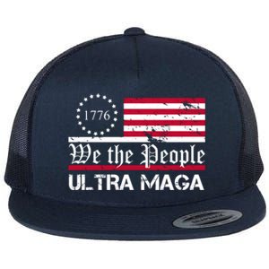 We The People 1776 Ultra Maga Flat Bill Trucker Hat