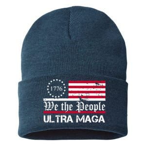 We The People 1776 Ultra Maga Sustainable Knit Beanie