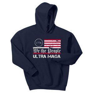 We The People 1776 Ultra Maga Kids Hoodie