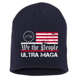 We The People 1776 Ultra Maga Short Acrylic Beanie