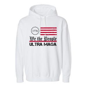 We The People 1776 Ultra Maga Garment-Dyed Fleece Hoodie