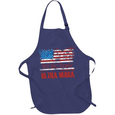 We The People Ultra MAGA King Vintage USA Flag Pride Apron