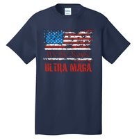 We The People Ultra MAGA King Vintage USA Flag Pride Tall T-Shirt