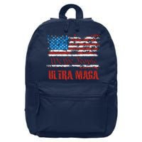 We The People Ultra MAGA King Vintage USA Flag Pride 16 in Basic Backpack