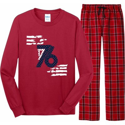 We The People 1776 American Flag Long Sleeve Pajama Set