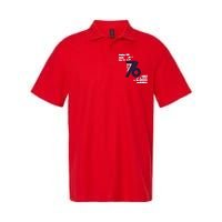 We The People 1776 American Flag Softstyle Adult Sport Polo