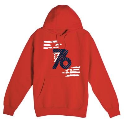 We The People 1776 American Flag Premium Pullover Hoodie