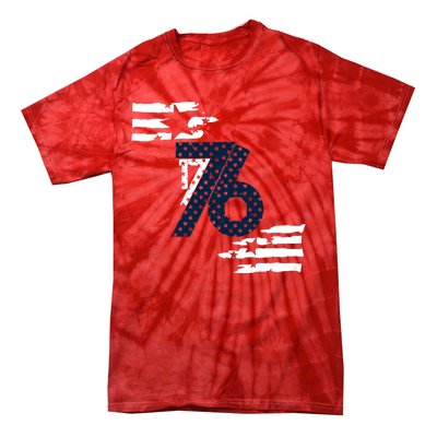 We The People 1776 American Flag Tie-Dye T-Shirt