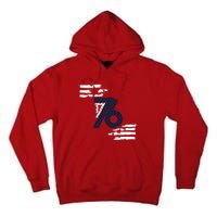 We The People 1776 American Flag Tall Hoodie