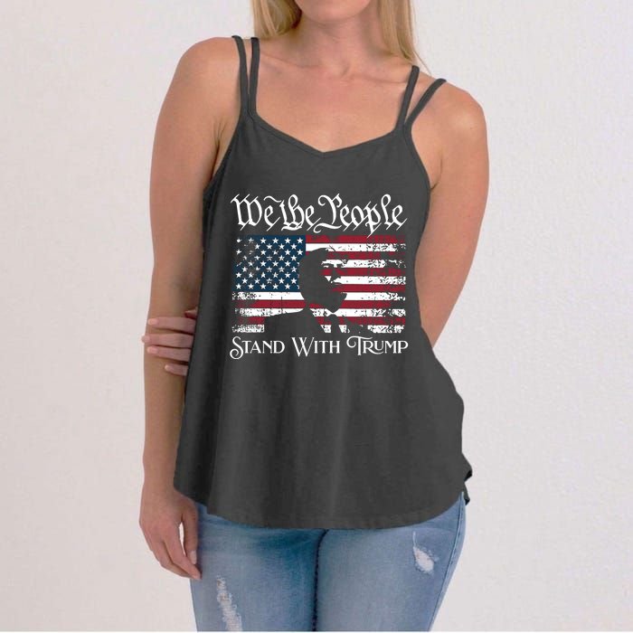 We The People Stand With Trump Women's Strappy Tank