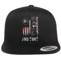 We The People 2nd That Second Amendment Pro Gun American Flat Bill Trucker Hat