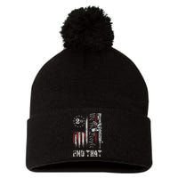 We The People 2nd That Second Amendment Pro Gun American Pom Pom 12in Knit Beanie