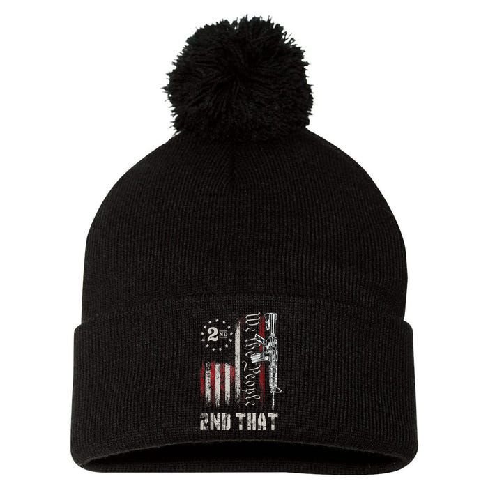 We The People 2nd That Second Amendment Pro Gun American Pom Pom 12in Knit Beanie