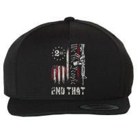 We The People 2nd That Second Amendment Pro Gun American Wool Snapback Cap