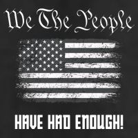 We The People Have Had Enough! American Flag Design USA Adult Drive Performance Visor