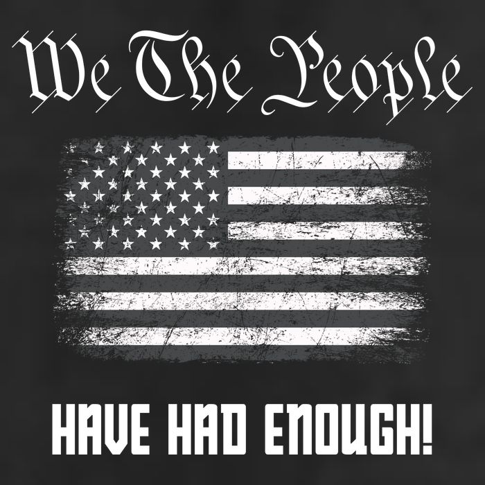 We The People Have Had Enough! American Flag Design USA Adult Drive Performance Visor