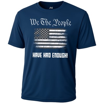 We The People Have Had Enough! American Flag Design USA Performance Shirt