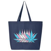 Weed Transg Pride Marijuana Lgbtq Pothead Stoner 25L Jumbo Tote