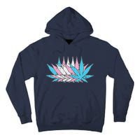 Weed Transg Pride Marijuana Lgbtq Pothead Stoner Tall Hoodie