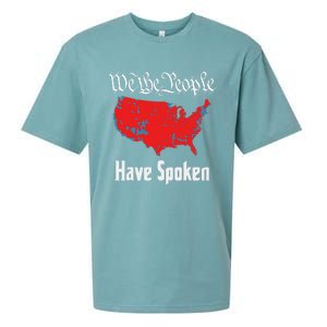 We The People Have Spoken 2024 Presidential Election Map Sueded Cloud Jersey T-Shirt