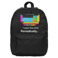 Wear This Periodically Periodic Table Of Elements 16 in Basic Backpack