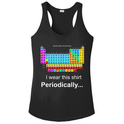 Wear This Periodically Periodic Table Of Elements Ladies PosiCharge Competitor Racerback Tank