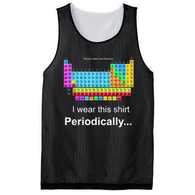 Wear This Periodically Periodic Table Of Elements Mesh Reversible Basketball Jersey Tank