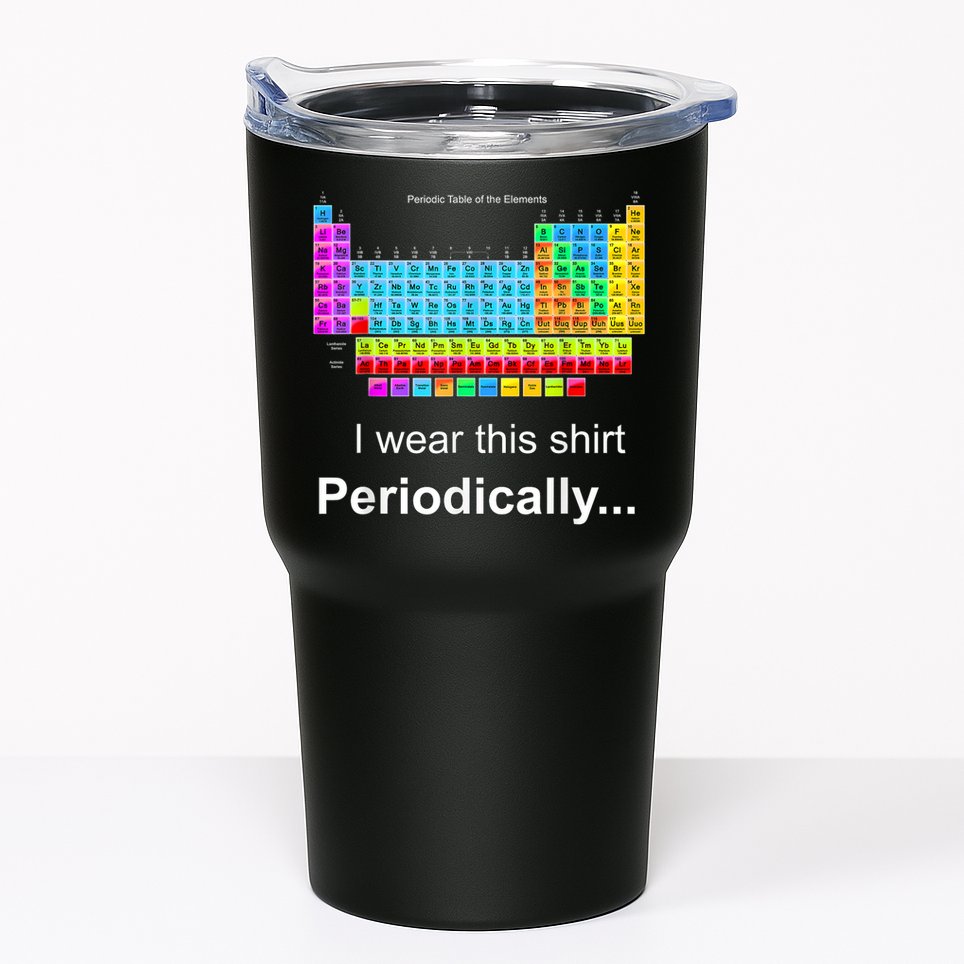 Wear This Periodically Periodic Table Of Elements Tumbler