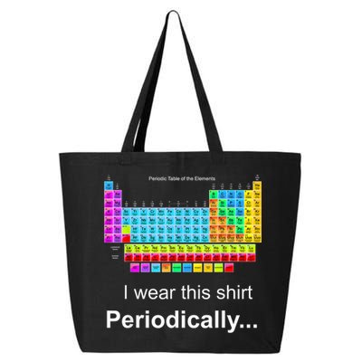 Wear This Periodically Periodic Table Of Elements 25L Jumbo Tote
