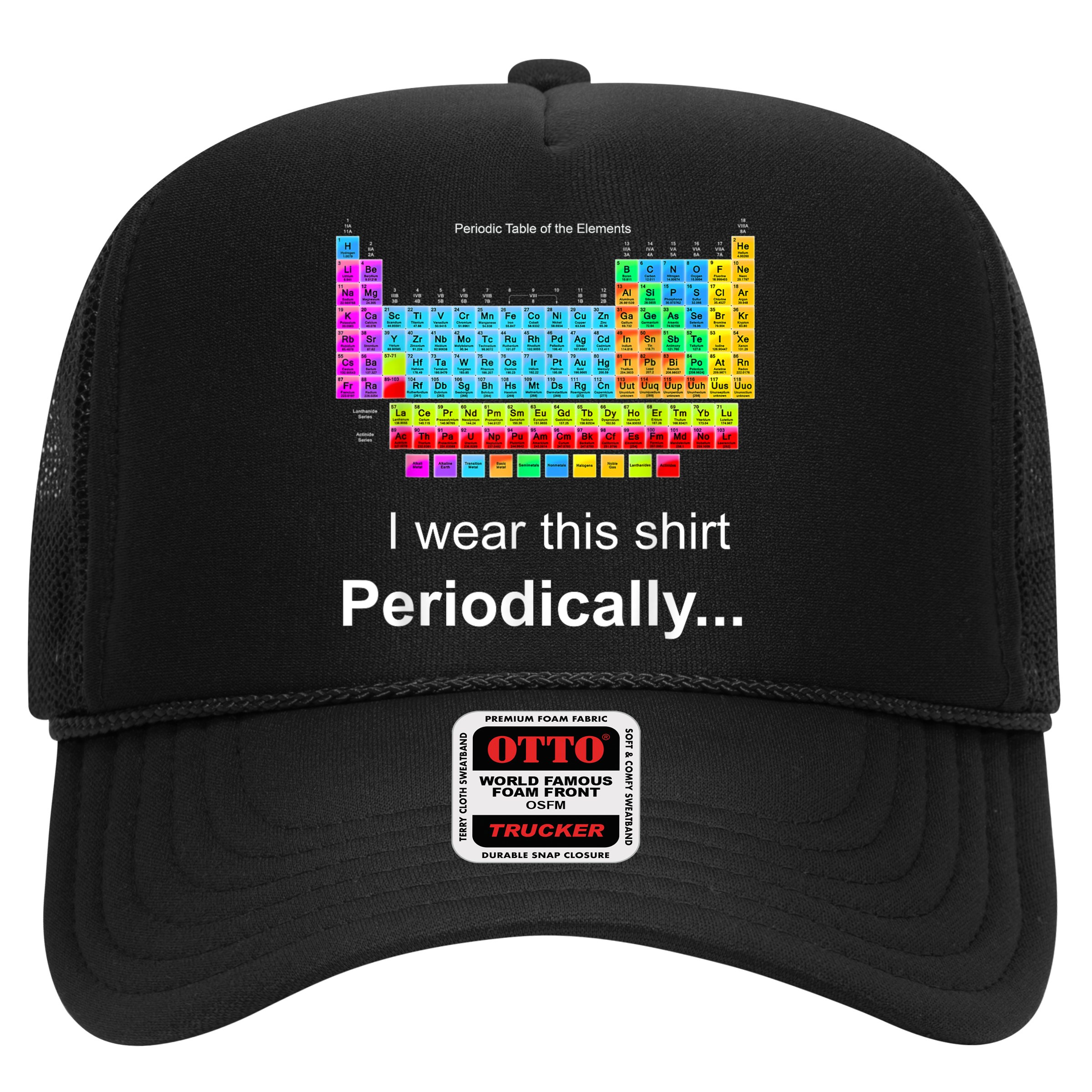 Wear This Periodically Periodic Table Of Elements Hat